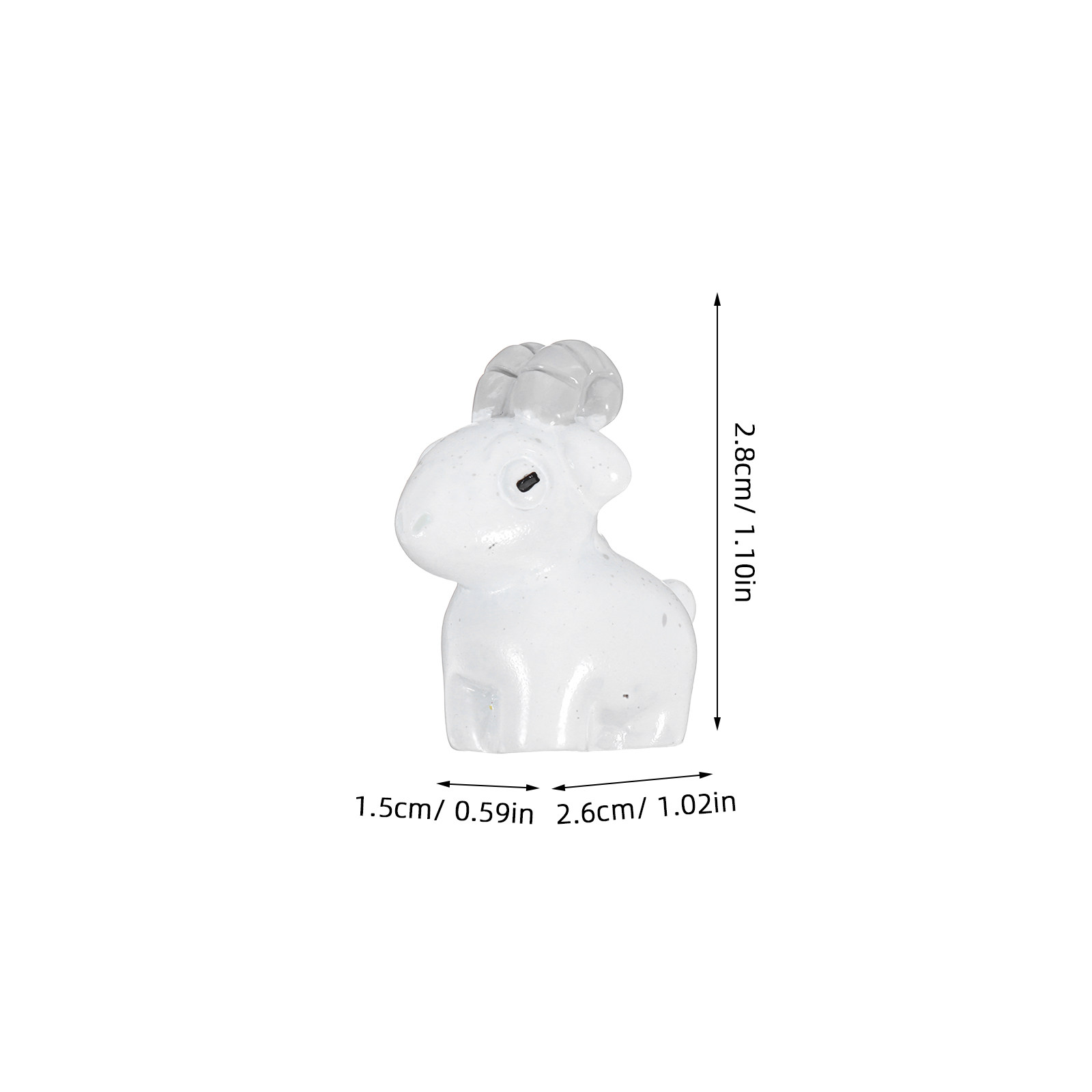 20 stuks hars mini geitfiguren - Crafting Resin recensie en prijs