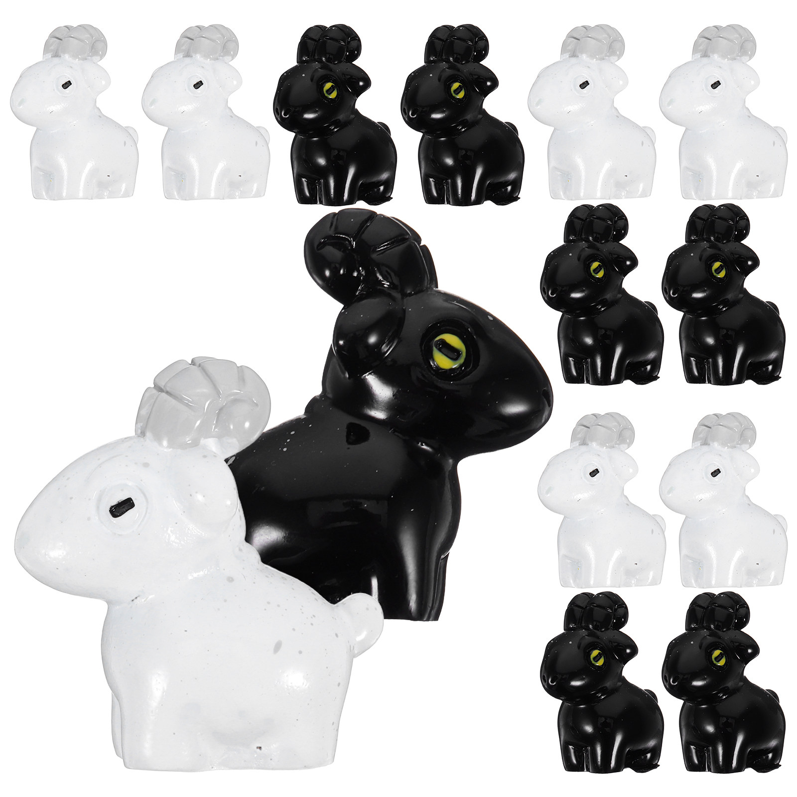 20 stuks hars mini geitfiguren - Crafting Resin recensie en prijs