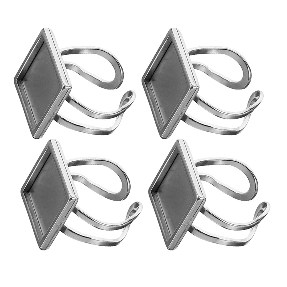 4 stuks metalen ringonderdelen - Resin Crafts Diy recensie en prijs